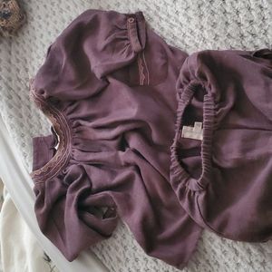 Marie Chantal 6m set shirt bloomers